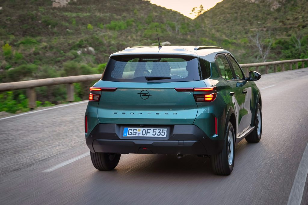 The Frontera is available as hybrid or electric
