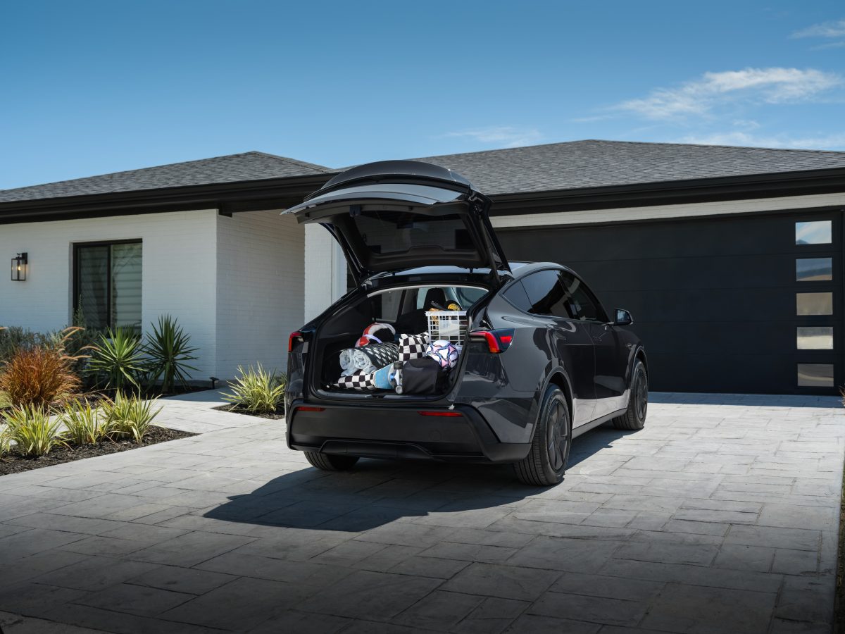 The Model Y has a large boot, ideal for family buyers