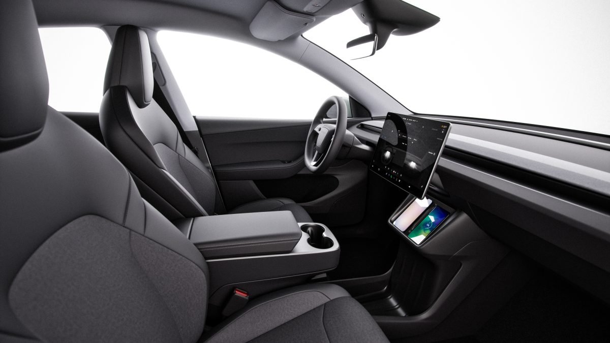 The interior of the Model Y is minimalist but the technology onboard is excellent
