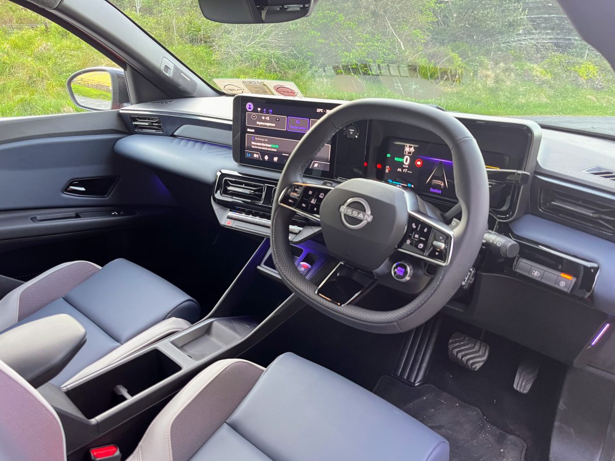 The interior of the new Nissan Micra features brilliant technology for a small car